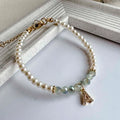 INITIAL PEARL BRACELET