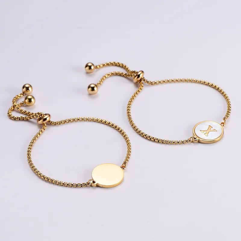 Pearl Initial Bracelet