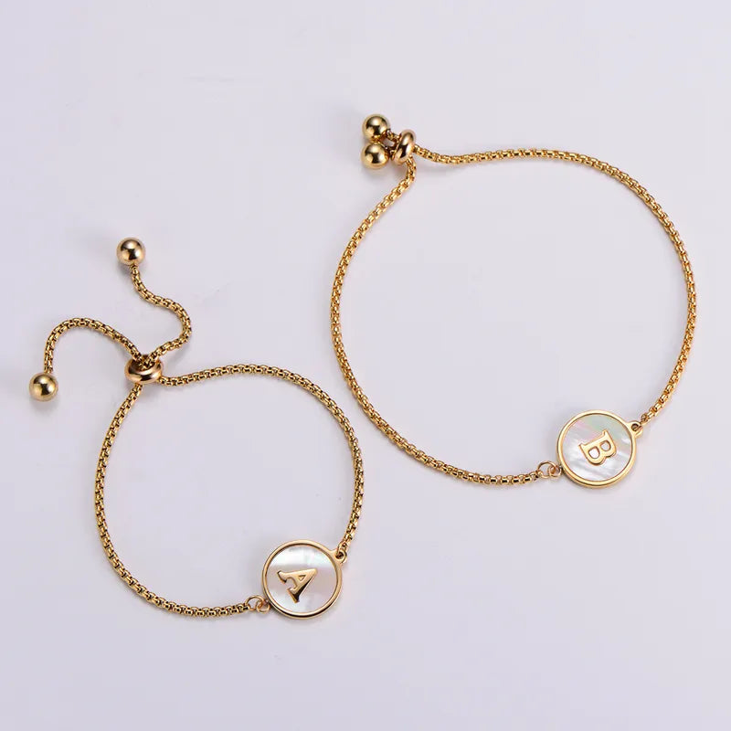 Pearl Initial Bracelet