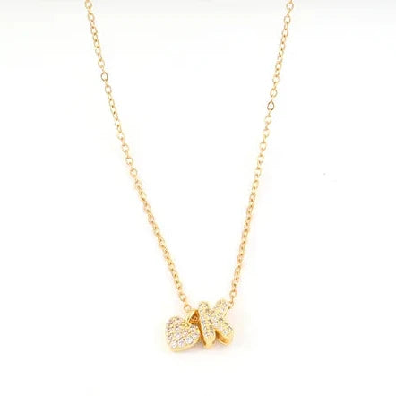 Initial Heart Necklace