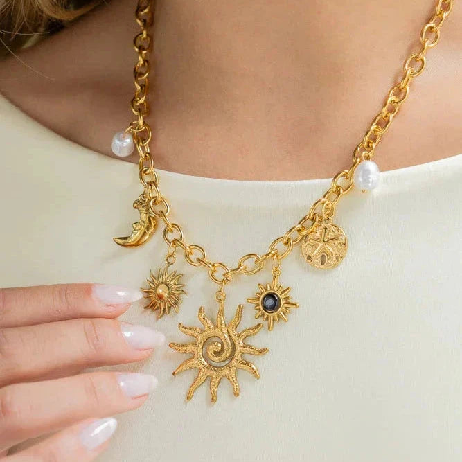 SOLAR CHARMS NECKLACE