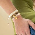WHITE & GOLD BRACELET