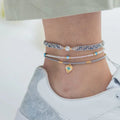 GRAY EYES ANKLET