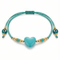TURQUOISE HEART BRACELET
