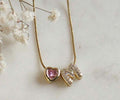 INITIAL HEART NECKLACE