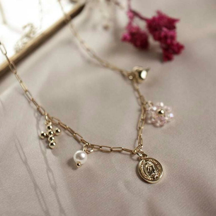 VIGIN CHARMS NECKLACE